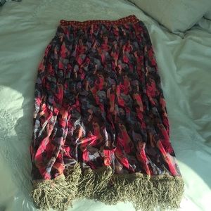 Maaji sheer cover up long skirt